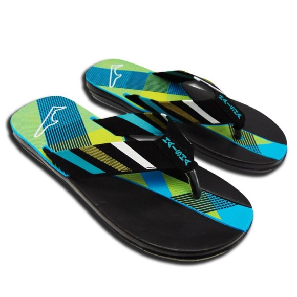 SUMMER SOFT SANDALS MENS TRICOLOR POOL BEACH SHOES - Picture 4 of 4